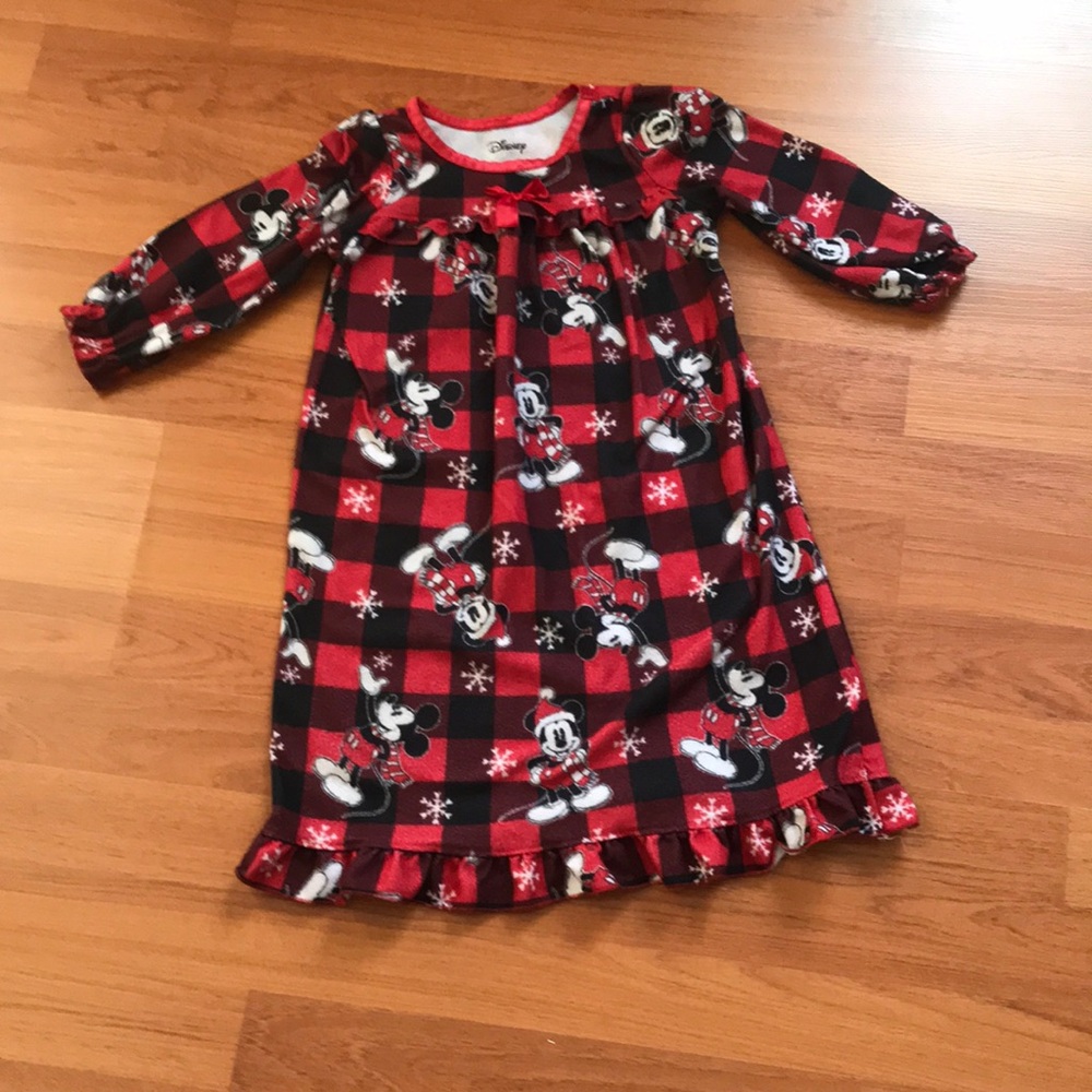 Disney Red and Black Mickey Mouse Kids Nightgown